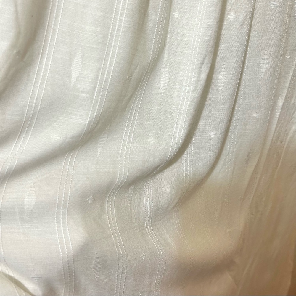 Soma Weekend Ivory Maxi Dress Bow Romantic Sexy Bridal Rayon NWT Sz X-Large - Picture 14 of 15